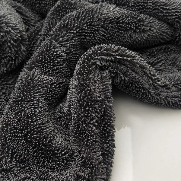 STANCEPHER Twisted Loop Drying Towel - Ultra Absorbent 1400GSM Microfiber Drying Towel 24" x 36" - Streak Free Car Drying Towel